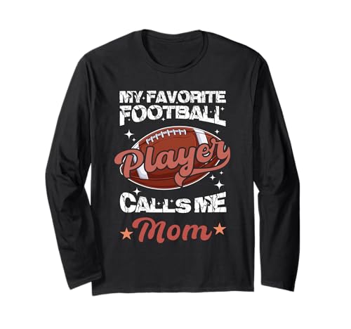 Mein Lieblingsfußballspieler nennt Mich Mama Lustiger Muttertag Langarmshirt Mein Lieblingsfußballspieler nennt Mich Mama Lustiger Muttertag Langarmshirt von Football Lover Mother Sport Football Player