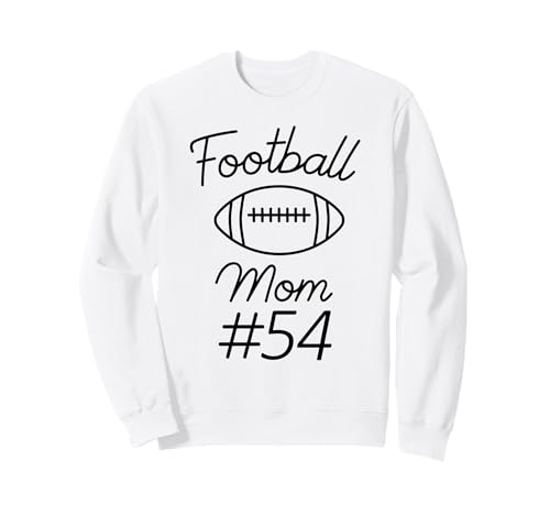 Fußball-Mama Nummer 54: Größte Fanmannschaft, Mutter, Mein Sohn Sweatshirt Fußball-Mama Nummer 54: Größte Fanmannschaft, Mutter, Mein Sohn Sweatshirt von Football Mom Biggest Fan Tees