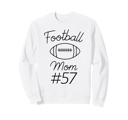 Fußball-Mama Nummer 57: Größte Fanmannschaft, Mutter, Mein Sohn Sweatshirt Fußball-Mama Nummer 57: Größte Fanmannschaft, Mutter, Mein Sohn Sweatshirt von Football Mom Biggest Fan Tees