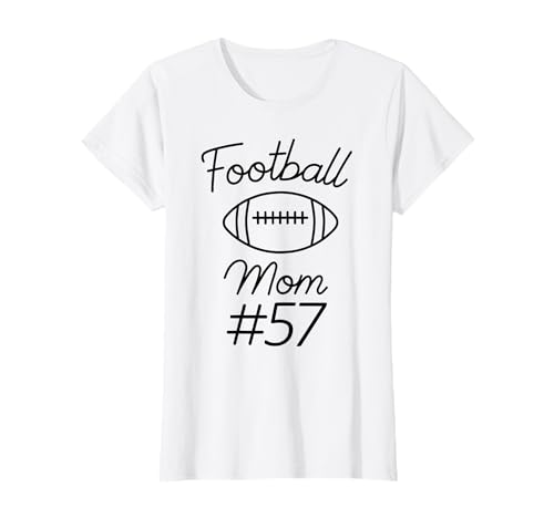 Fußball-Mama Nummer 57: Größte Fanmannschaft, Mutter, Mein Sohn T-Shirt Fußball-Mama Nummer 57: Größte Fanmannschaft, Mutter, Mein Sohn T-Shirt von Football Mom Biggest Fan Tees