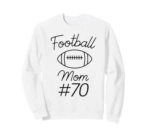 Fußball-Mama Nummer 70, größte Fanmannschaft, Mutter, Mein Sohn Sweatshirt Fußball-Mama Nummer 70, größte Fanmannschaft, Mutter, Mein Sohn Sweatshirt von Football Mom Biggest Fan Tees