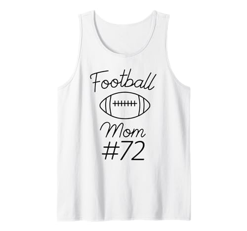 Fußball-Mama Nummer 72, größte Fan-Mannschaft, Mutter, Mein Sohn Tank Top von Football Mom Biggest Fan Tees