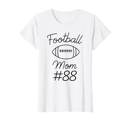 Fußball-Mama Nummer 88: Größte Fanmannschaft, Mutter, Mein Sohn T-Shirt Fußball-Mama Nummer 88: Größte Fanmannschaft, Mutter, Mein Sohn T-Shirt von Football Mom Biggest Fan Tees