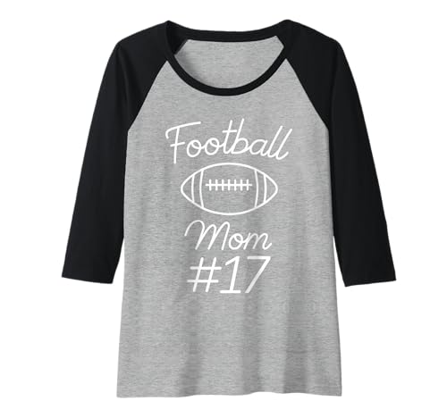 Damen Fußball Mama Nummer 17 Biggest Fan Woman Team Game My Son Raglan Damen Fußball Mama Nummer 17 Biggest Fan Woman Team Game My Son Raglan von Football Mom Numbered Apparel