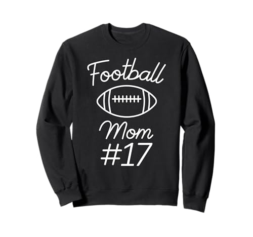 Fußball Mama Nummer 17 Biggest Fan Woman Team Game My Son Sweatshirt Fußball Mama Nummer 17 Biggest Fan Woman Team Game My Son Sweatshirt von Football Mom Numbered Apparel