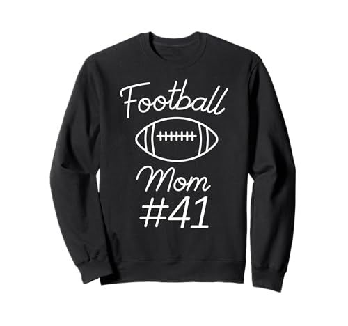Fußball Mama Nummer 41 Biggest Fan Woman Team Game My Son Sweatshirt Fußball Mama Nummer 41 Biggest Fan Woman Team Game My Son Sweatshirt von Football Mom Numbered Apparel