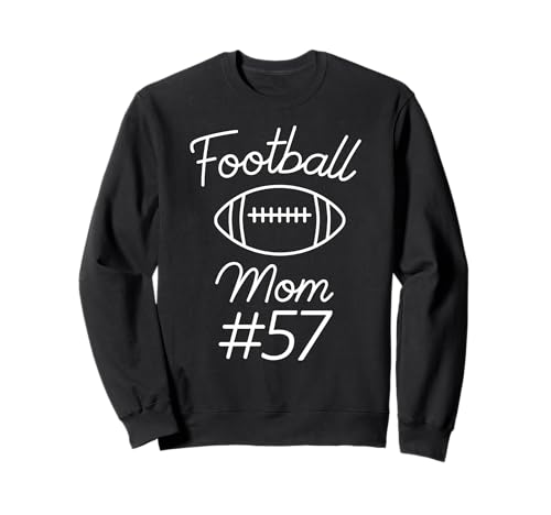 Fußball Mama Nummer 57 Biggest Fan Woman Team Game My Son Sweatshirt Fußball Mama Nummer 57 Biggest Fan Woman Team Game My Son Sweatshirt von Football Mom Numbered Apparel