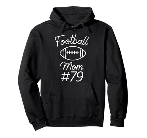 Fußball Mama Nummer 79 Biggest Fan Woman Team Game My Son Pullover Hoodie Fußball Mama Nummer 79 Biggest Fan Woman Team Game My Son Pullover Hoodie von Football Mom Numbered Apparel