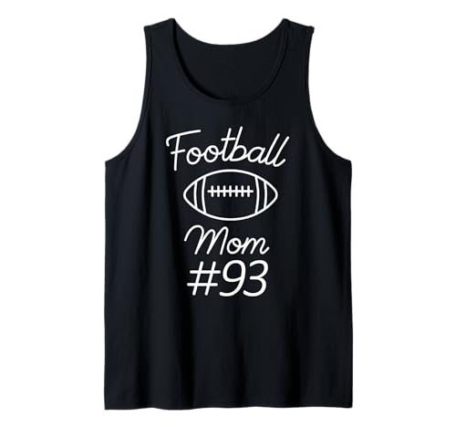 Fußball Mama Nummer 93 Biggest Fan Woman Team Game My Son Tank Top Fußball Mama Nummer 93 Biggest Fan Woman Team Game My Son Tank Top von Football Mom Numbered Apparel