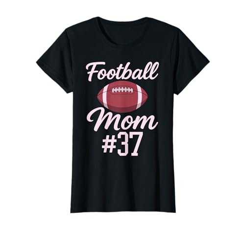 Fußball Mama #37 Lustiges Mutter Frau Touchdown Mädchen Sohn Spiel T-Shirt von Football Mom Pink Apparel