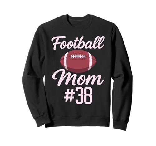Fußball Mama #38 Lustiges Mutter Frau Touchdown Mädchen Sohn Spiel Sweatshirt von Football Mom Pink Apparel