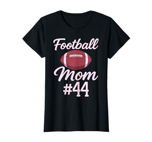 Fußball Mama #44 Lustiges Mutter Frau Touchdown Mädchen Sohn Spiel T-Shirt von Football Mom Pink Apparel