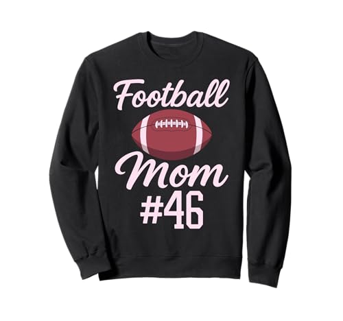 Fußball Mama #46 Lustiges Mutter Frau Touchdown Mädchen Sohn Spiel Sweatshirt von Football Mom Pink Apparel