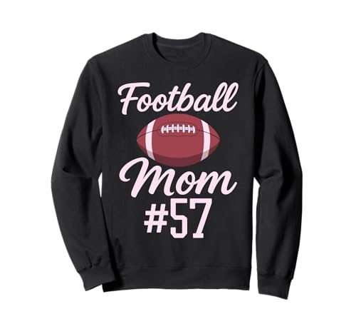 Fußball Mama #57 Lustiges Mutter Frau Touchdown Mädchen Sohn Spiel Sweatshirt von Football Mom Pink Apparel