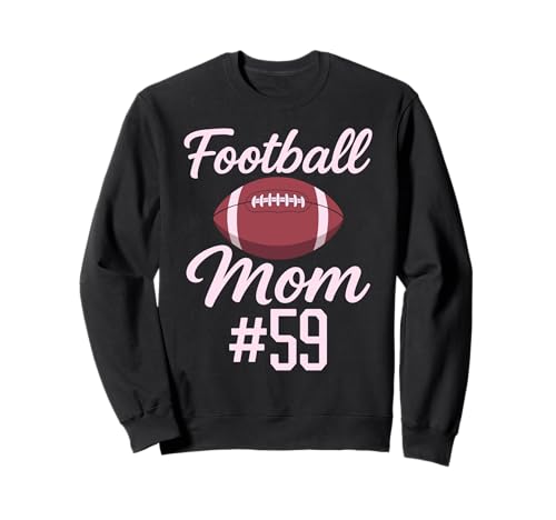 Fußball Mama #59 Lustiges Mutter Frau Touchdown Mädchen Sohn Spiel Sweatshirt von Football Mom Pink Apparel