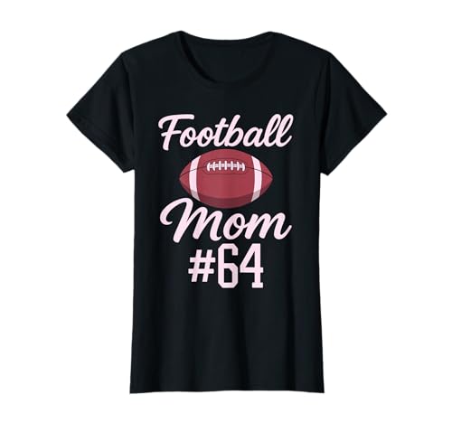 Fußball Mama #64 Lustiges Mutter Frau Touchdown Mädchen Sohn Spiel T-Shirt von Football Mom Pink Apparel