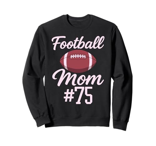 Fußball Mama #75 Lustiges Mutter Frau Touchdown Mädchen Sohn Spiel Sweatshirt von Football Mom Pink Apparel
