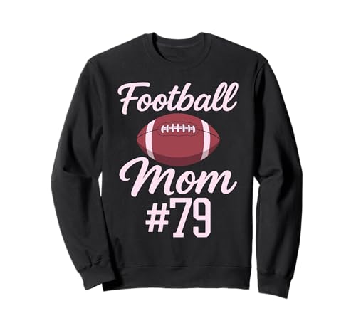 Fußball Mama #79 Lustiges Mutter Frau Touchdown Mädchen Sohn Spiel Sweatshirt von Football Mom Pink Apparel