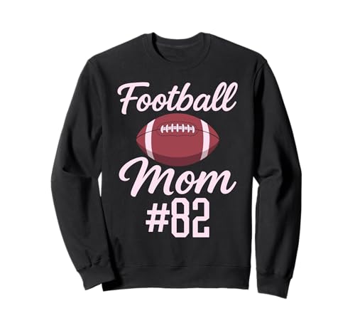 Fußball Mama #82 Lustiges Mutter Frau Touchdown Mädchen Sohn Spiel Sweatshirt von Football Mom Pink Apparel