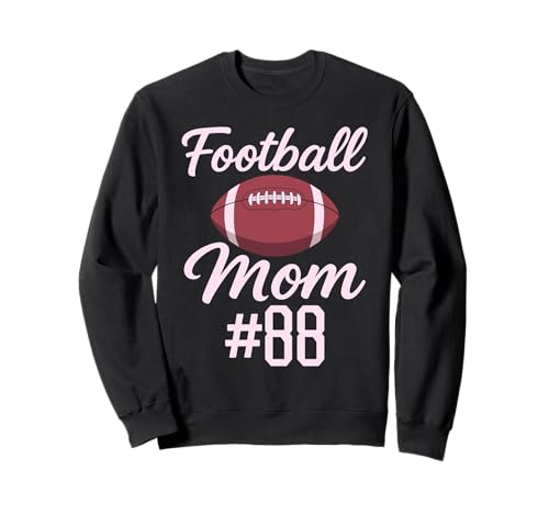 Fußball Mama #88 Lustiges Mutter Frau Touchdown Mädchen Sohn Spiel Sweatshirt von Football Mom Pink Apparel