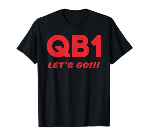 QB1 I Love My Quarterback Offensive Line Herren Damen Fußball T-Shirt QB1 I Love My Quarterback Offensive Line Herren Damen Fußball T-Shirt von Football Pro Apparel Athlete College High School