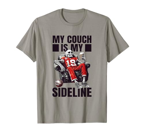 Skelett in Couch und Sideline Kostüm für Jungen und Mädchen T-Shirt Skelett in Couch und Sideline Kostüm für Jungen und Mädchen T-Shirt von Football Sideline Outfit