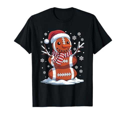 Niedlicher Schlafanzug für Damen, Herren, Kinder, Fußball, Schneemann, Rugby, Weihnachten T-Shirt Niedlicher Schlafanzug für Damen, Herren, Kinder, Fußball, Schneemann, Rugby, Weihnachten T-Shirt von Football Snowman Rugby Christmas Pajamas Shirts
