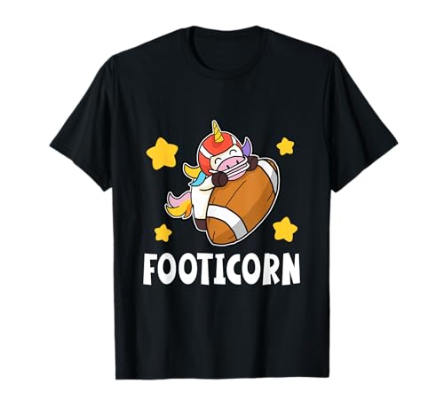 Lustiges Football Spieler Girl Einhorn Geschenk Footicorn T-Shirt Lustiges Football Spieler Girl Einhorn Geschenk Footicorn T-Shirt von Football Unicorn Geschenkidee für Mädchen