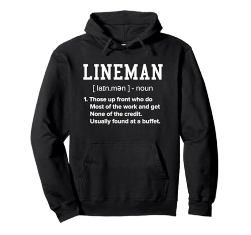 Fußball-Lineman Definition lustiger Offensiv-Lineman für Männer Pullover Hoodie Fußball-Lineman Definition lustiger Offensiv-Lineman für Männer Pullover Hoodie von Football lineman definition