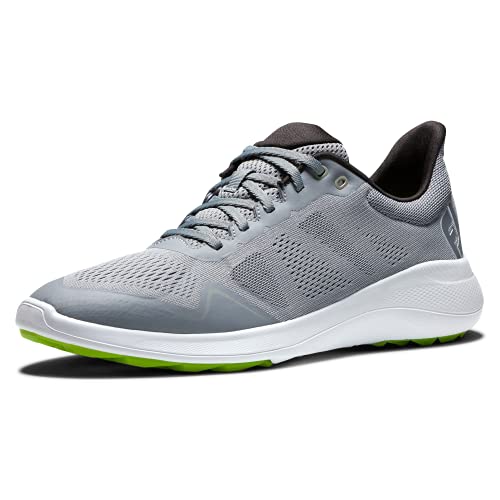 FootJoy Herren Flex Golfschuh, grau, weiß von FootJoy