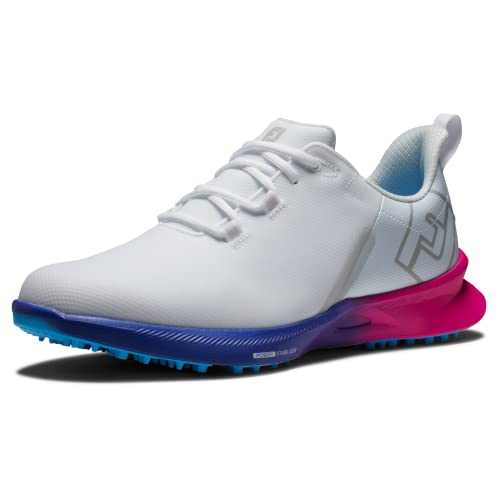 Footjoy Herren Fj Fuel Sport Golfschuh, weiß, rosa, blau, 41 EU von FootJoy