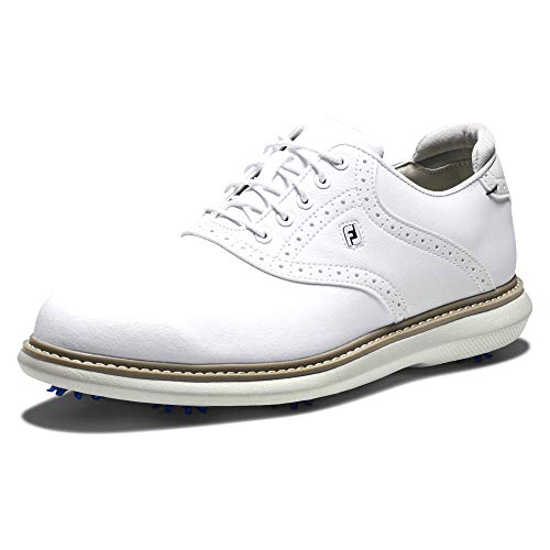 Footjoy Herren Traditionen Golfschuh, weiß, 46 EU von FootJoy