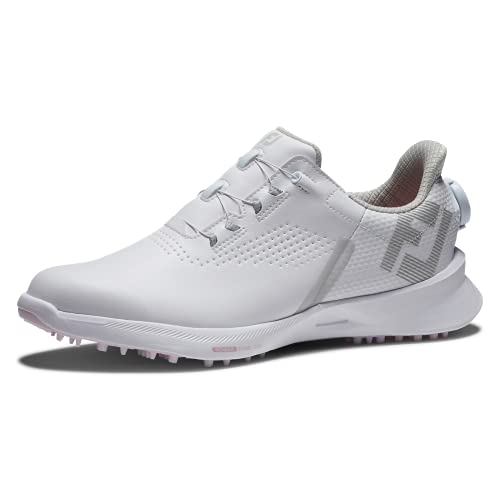 FootJoy Damen Fuel Boa Golfschuh, Weiß Weiß Rosa von FootJoy