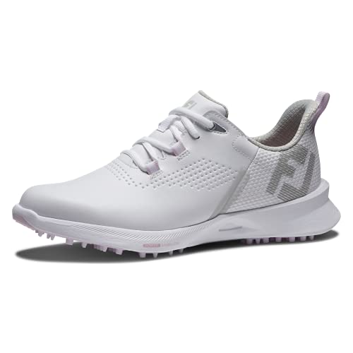 FootJoy Damen Kraftstoff Golfschuh, Weiß Weiß Rosa von FootJoy