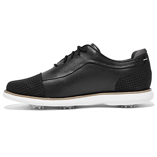 FootJoy Damen Traditions Shield-Spitze Golfschuh, Schwarz von FootJoy