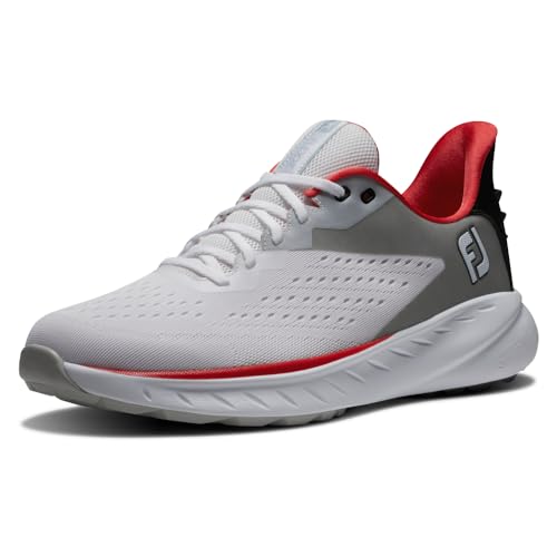FootJoy Herren Fj Flex Xp Previous Season Style Golfschuh, Weiß/Schwarz/Rot, 40.5 EU FootJoy Herren Fj Flex Xp Previous Season Style Golfschuh, Weiß/Schwarz/Rot, 40.5 EU von FootJoy