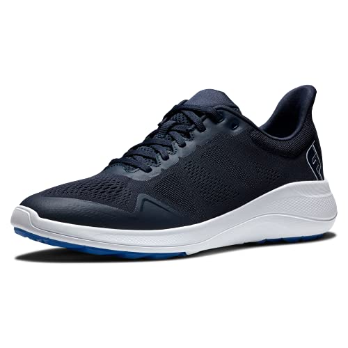 FootJoy Herren Flex Golfschuh, Marineblau/weiß von FootJoy