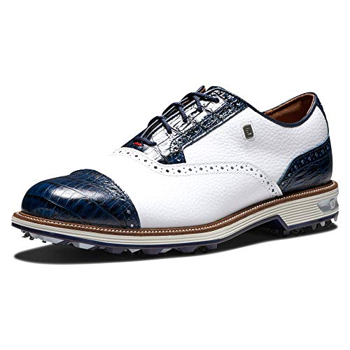 FootJoy Herren Premiere Series Tarlow Golfschuh, Weiß Marineblau von FootJoy