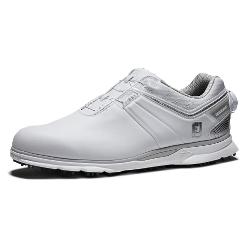 FootJoy Herren Pro|sl Carbon Boa Golfschuh, weiß/silberfarben von FootJoy