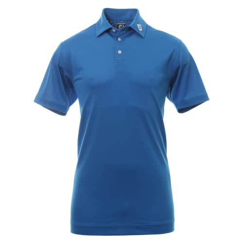 Footjoy Herren Stretch Pique Solid Poloshirt, Blau (Azul 91817), X-Large von FootJoy