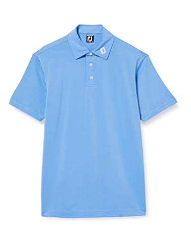 Footjoy Herren Stretch Pique Solid Poloshirt, Blau (Azul Claro 91826), Large von FootJoy