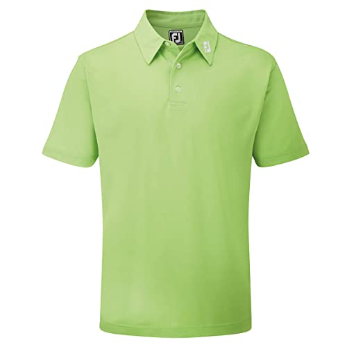 Footjoy Herren Stretch Pique Solid Poloshirt, Grün (Lima 91818), X-Large von FootJoy