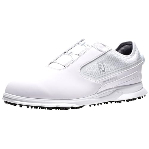 FootJoy Herren Superlites Xp Boa Golfschuh, weiß/silberfarben von FootJoy