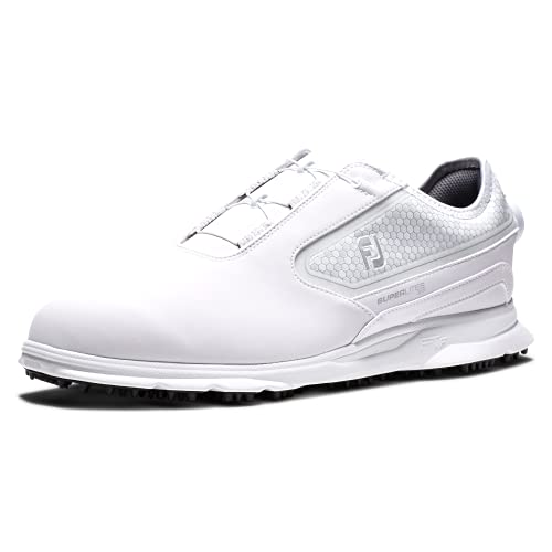 FootJoy Herren Superlites Xp Boa Golfschuh, weiß/silberfarben von FootJoy