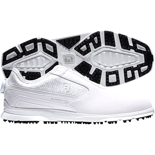 FootJoy Herren Superlites Xp Boa Golfschuh, weiß/silberfarben von FootJoy