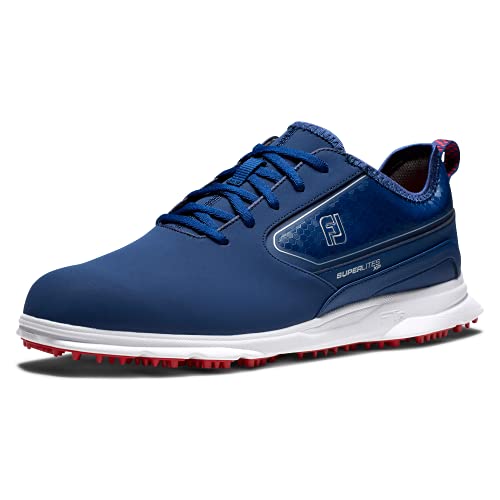 FootJoy Herren Superlites Xp Golfschuh, Marineblau/rot von FootJoy