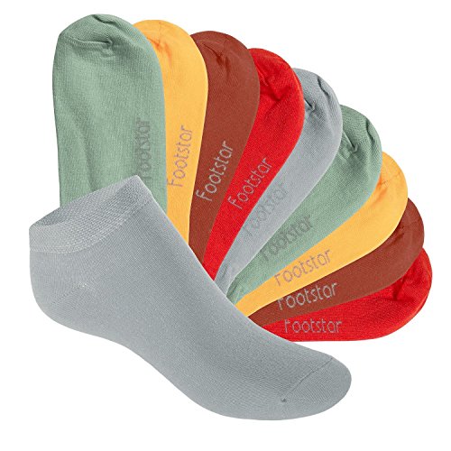 Footstar Kinder Sneaker Socken (10 Paar) - Sneak it! - Urban Camouflage 23-26 von Footstar