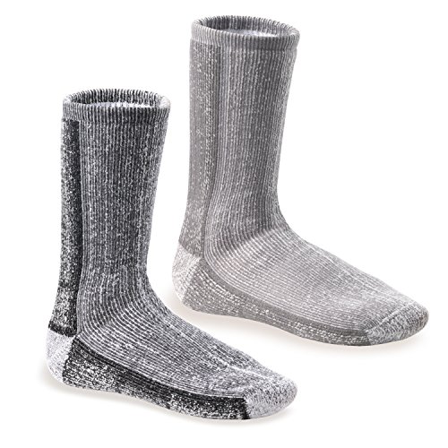 Footstar Damen & Herren Wollsocken (2er Pack) THERMO-ULTRA - Grau Mix 39-42 von Footstar