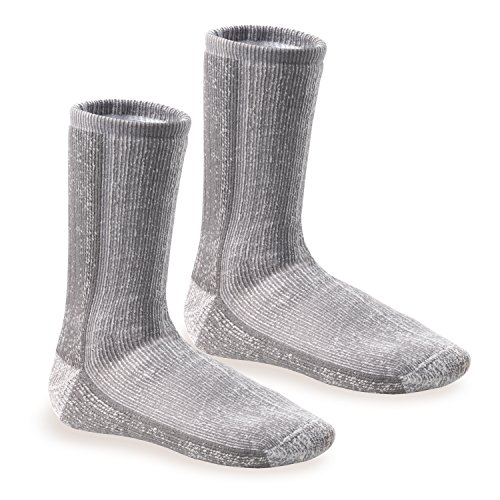 Footstar Damen & Herren Wollsocken (2er Pack) THERMO-ULTRA - Hellgrau 47-50 von Footstar