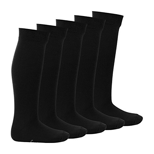 Footstar EVERYDAY! 5 Paar Kinder Kniestrümpfe - Schwarz 23-26 von Footstar